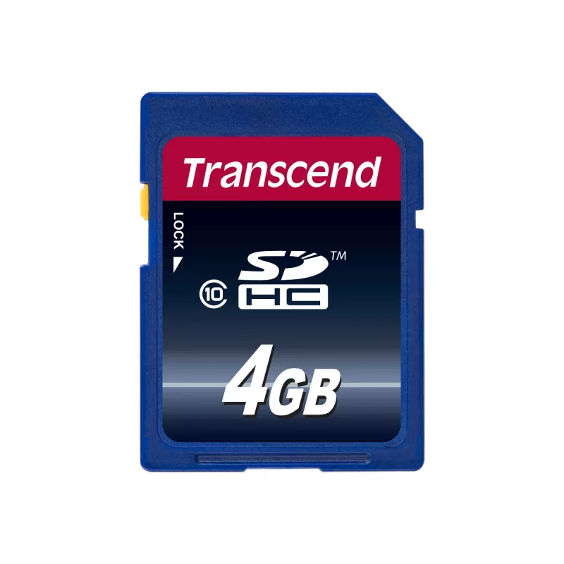 Flash atminties kortelė Transcend 4GB SDHC Class 10 TS4GSDHC10