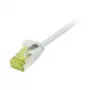 Patch laidas RJ45, CAT6A 500MHz, 3 m, pilkas, U/FTP, plonas apvalus d=3,8 mm, TPE/LSZH (Superflex), AWG32, su Cat.7 žaliava, Synergy 21 (S217306V3)