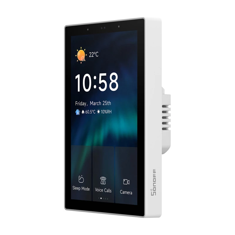 Išmanusis valdymo skydelis SONOFF NSPanel Pro 120 – Wi‑Fi, Bluetooth, Zigbee, sieninis išmaniųjų namų centras