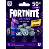 Fortnite dovanų kortelė 50 EUR - kodas iškart