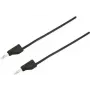 VOLTCRAFT matavimo zondas [Kištukas 4 mm - Kištukas 4 mm] 1,5 m juodas MSB-300 (MSB-300-1.5-SW)
