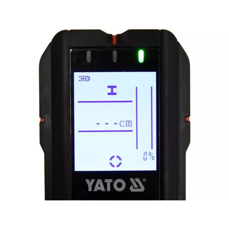 Metalo detektorius Yato YT-73138, paieškos gylis 0,12 m, LCD ekranas