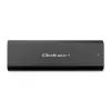 Qoltec 50312 M.2 NVMe SSD dėžutė, USB Type-C, juodos spalvos