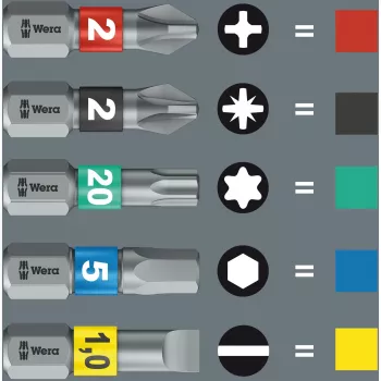 Kraftform compact Stubby Magazin 1 bitų rinkinys (juoda/žalia, 7 dalių)