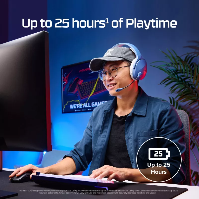 HyperX Cloud Jet – belaidės žaidimų ausinės (juodos)