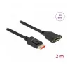 DeLOCK DisplayPort ilginimo laidas montavimui į skydelį 8K 60 Hz 2 m