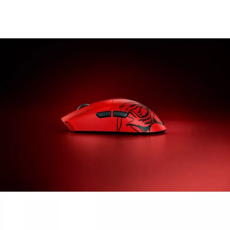 Razer Viper V3 Pro Faker Edition pelė žaidimams, dešinei rankai, RF belaidė + USB Type-C, optinė 35000 DPI