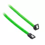 CableMod ModMesh SATA kabelis - Serial ATA 150/300/600 - SATA (M) stačiu kampu į SATA (M) - 60 cm - šviesiai žalia (CM-CAB-RSAT-N60KLG-R)