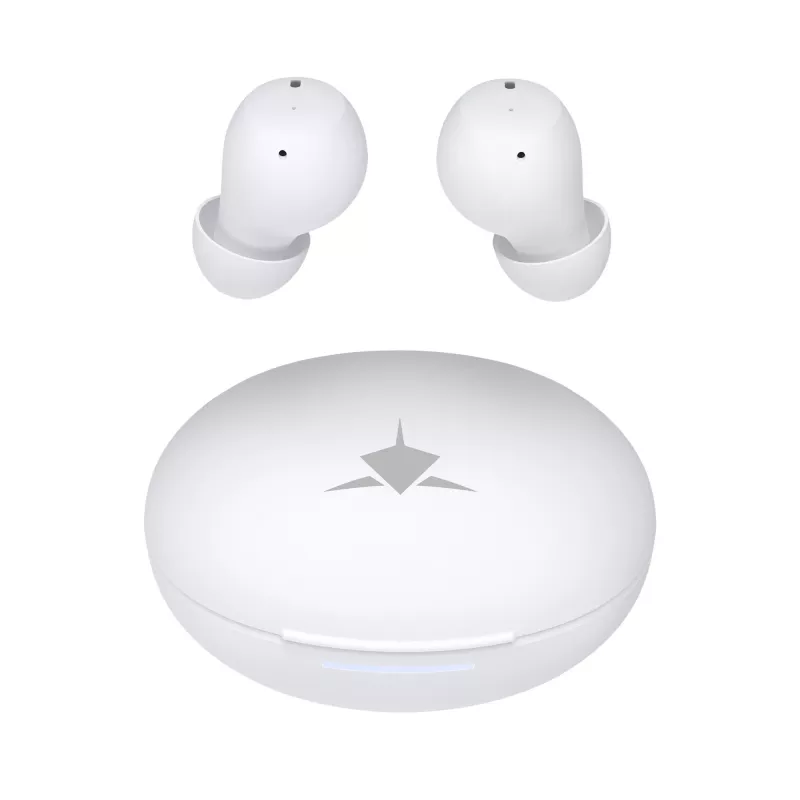Belaidės ausinės White Shark GEB-TWS-02 Vortex White