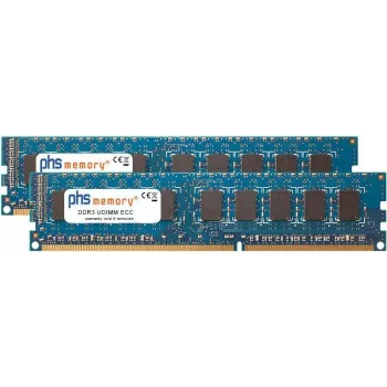 PHS-memory 16GB (2x8GB) rinkinys RAM atminties QNAP TS-EC880U-E3-4GE-R2 DDR3 UDIMM ECC 1600MHz PC3-12800E (SP153555)