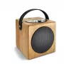 Nešiojama medinio dizaino muzikos dėžutė WAVEMASTER KidzAudio 61002 – kompaktiškas garso grotuvas vaikams