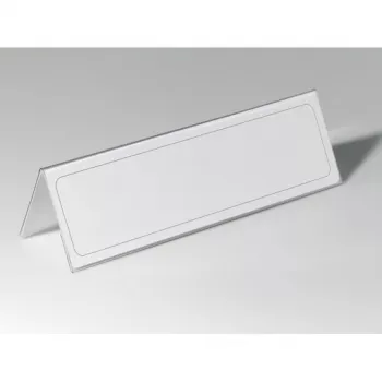 Nemetalinė lentelė pavadinimams Durable 8053-19 Skaidri (25 vnt.)