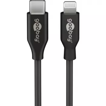 Krovimo ir sinchronizavimo laidas Goobay Lightning į USB-C 0,5 m