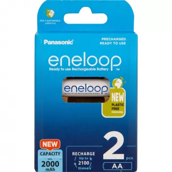 Įkraunamos baterijos PANASONIC ENELOOP AA 2000 mAh 2 vnt. (BK-3MCDE/2CP)