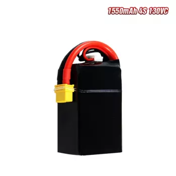 Extralink Lipo baterija 1550 mAh 4S su XT60 130C FPV dronams ir RC transporto priemonėms