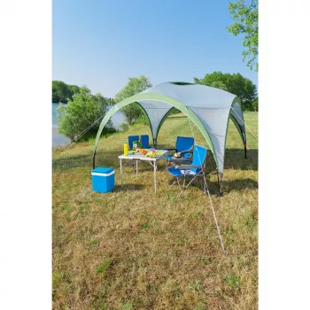 Paviljonas Event Shelter Pro M 3 x 3 m šviesiai pilkai žalias