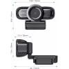 Internetinė kamera AUKEY PC-LM3 2 MP 1920 x 1080 pikselių USB 2.0 Juoda