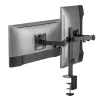 Sieninis laikiklis dviems monitoriams SBOX LCD-352/2-2, 13–32 colių, dvi rankos, 2×8 kg, VESA 100×100