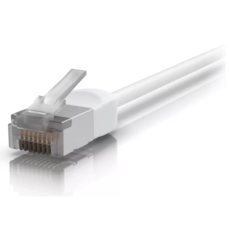 Tinklo laidas Ubiquiti UACC-Cable-Patch-Outdoor-C6A-2M-W RJ-45 Cat6a 2 m baltas