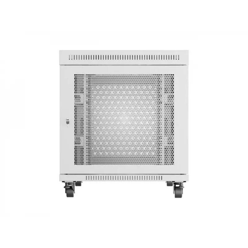 Rack spinta LANBERG FF01-8015-23SL 19 colių 15U, pilka, perforuotos priekinės durelės