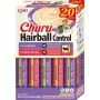 INABA Churu Hairball control tuno ir vištienos skonio skanėstai katėms 20x14g