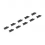 DeLOCK 64243 apsauginis USB Micro-B lizdo dangtelis juodas 10 vnt.