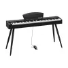 Skaitmeninis pianinas Kruger & Matz KMDP-45P-BK – matinė juoda, svertiniai klavišai