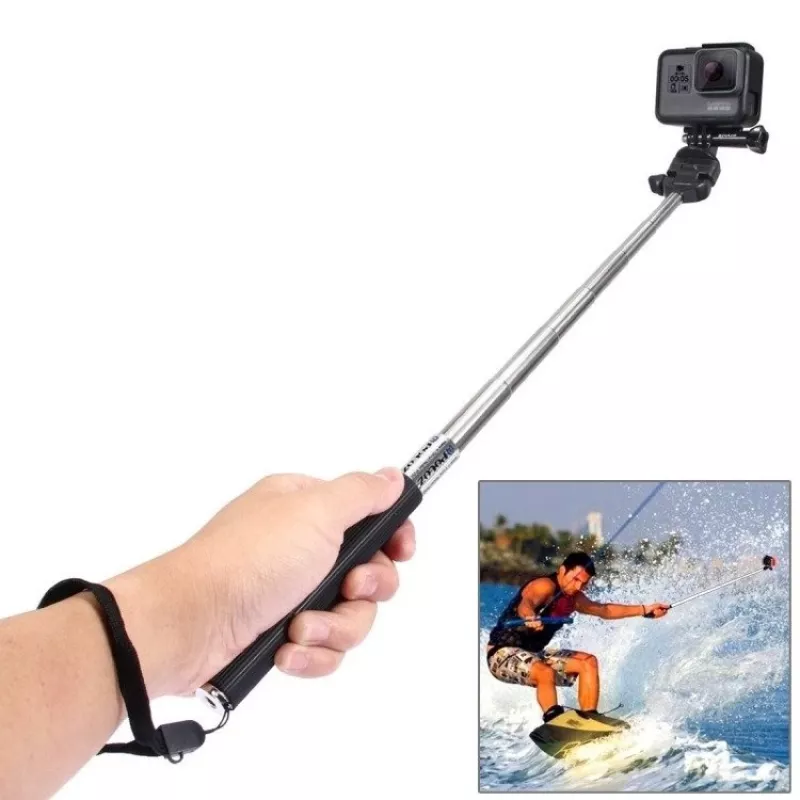 43 dalių Puluz priedų rinkinys sportinėms kameroms (įskaitant Osmo Action 5 Pro, Ace Pro 2) PKT47