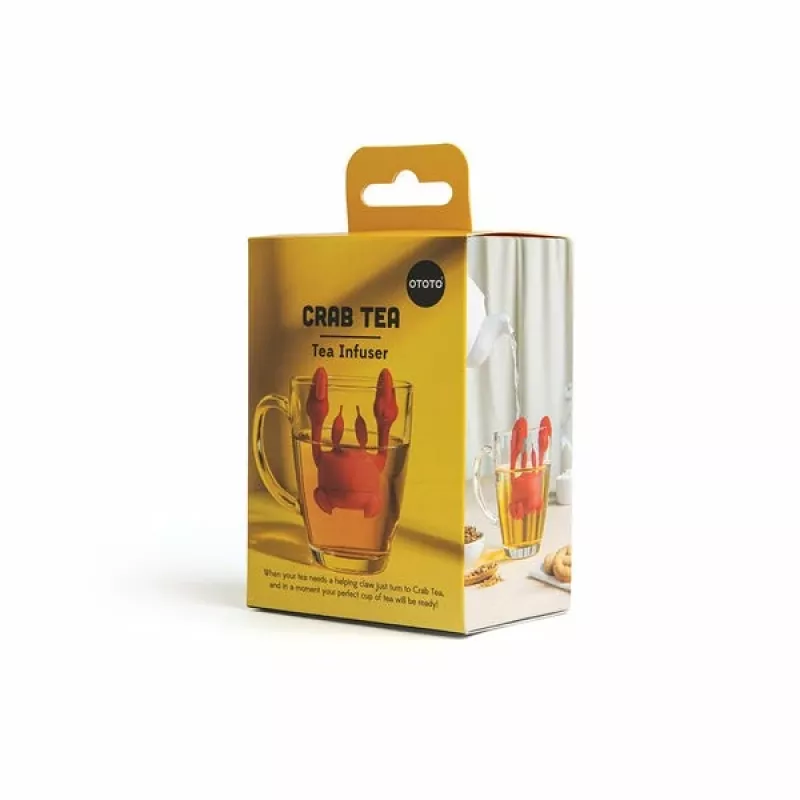 Silicininis arbatos užpilduvas Ototo Design OT973 raudonas 66mm 81mm