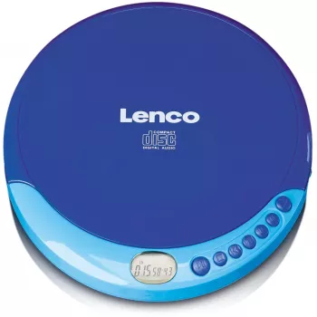 Nešiojamas CD grotuvas Lenco CD-011 mėlynas