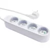Išmanusis 12A Shelly Power Strip 4 Gen4 Zigbee/Matter kištukinis lizdas