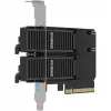 PCIe adapterių kortelė ICY BOX MB312M4P-B – 2× M.2 NVMe į PCIe 4.0 x8 (bifurkacija)