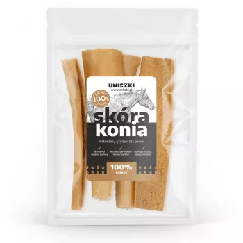 UNISZKI Arklių Oda - Šunų Skanėstas - 100g