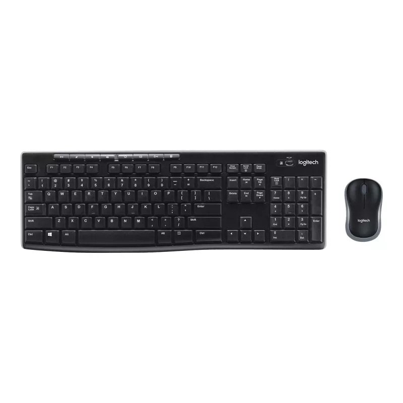 Belaidis klaviatūros ir pelės rinkinys Logitech MK270