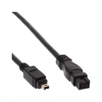 FireWire 400 į 800 laidas InLine 34901 1m Vyriškas/Vyriškas Juodas