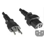 Microconnect PE160518 maitinimo laidas juodas 1,8 m C15 jungtys