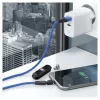 USB laidas RealPower MagneticCharge3 1 m USB A mėlynas greitas įkrovimas duomenų perdavimas