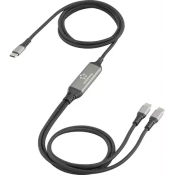 Renkforce USB laidas USB 2.0 USB-C kištukas juodas RF-6721084 (RF-6721084)