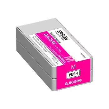 Originali Epson GJIC5(M) rašalo kasetė, rausva (magenta), skirta ColorWorks C831 (MOQ=10)