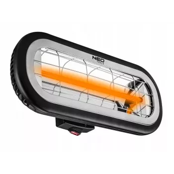 NEO TOOLS 90-032 elektrinis infraraudonųjų spindulių šildytuvas 2000 W juodas
