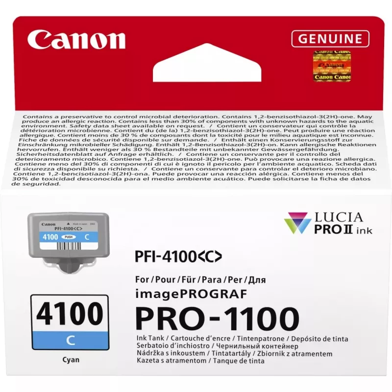 Canon LUCIA PRO II rašalo kasetė 1 vnt. Originali standartinė išeiga Cian