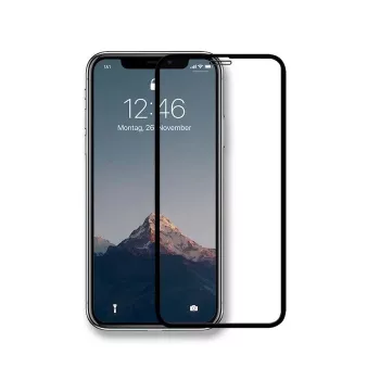 Privatumo filtro stiklas Woodcessories Privacy Filter Premium Glass iPhone Xr 3D