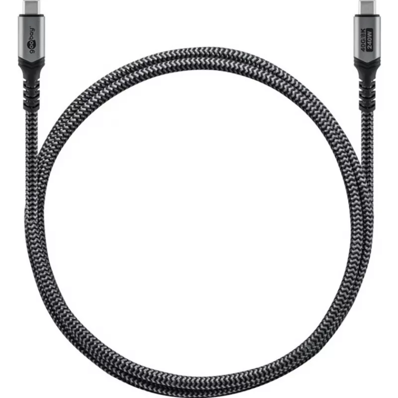 Goobay 74211 USB-C laidas juodas