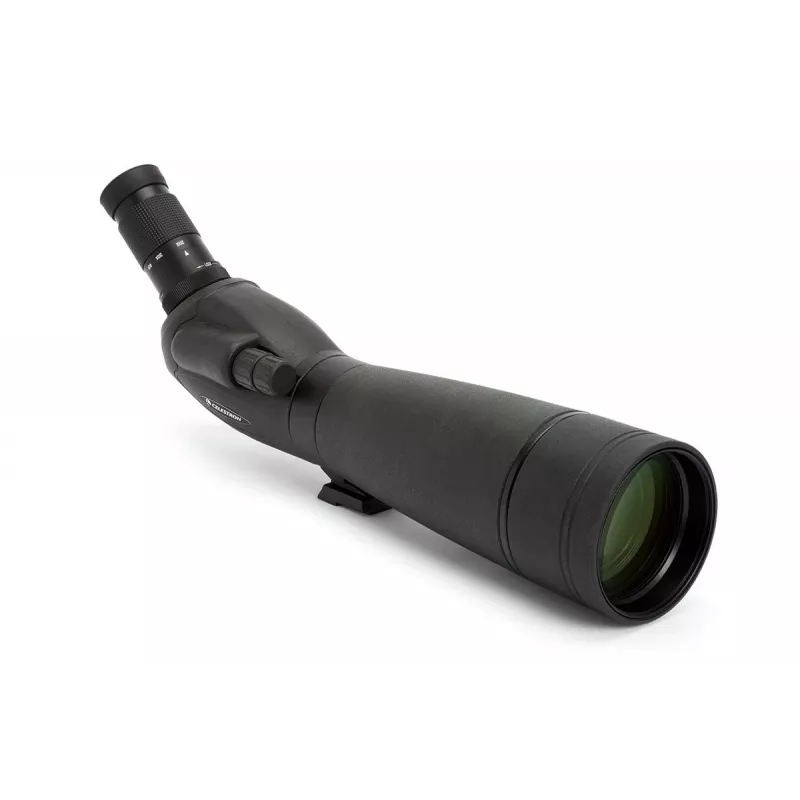 Celestron TrailSeeker 80-45 laipsnių žiūroninis teleskopas 60x BaK-4 juodas