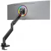 ONKRON G130-B sukamas ir palenkiamas stalo laikiklis 17-57 colių monitoriams, iki 27 kg, juodos spalvos
