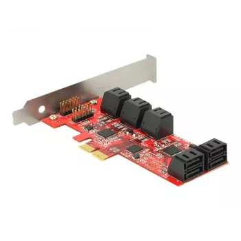 DeLOCK 89384 PCIe SATA sąsajos plokštė su 10 vidinių prievadų
