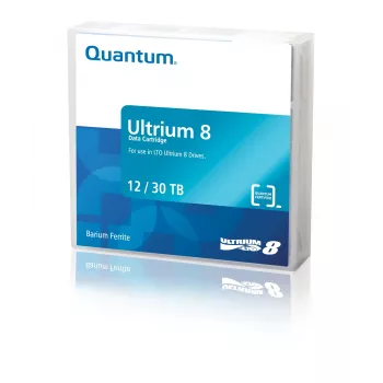Tuščia duomenų juosta Quantum MR-L8MQN-02, 12 TB, LTO Ultrium, raudona