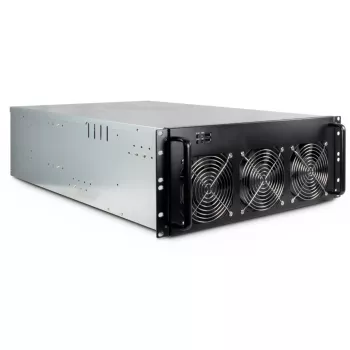 Kompiuterio korpusas Inter-Tech 88887236 Rack 4U juodas, pilkas