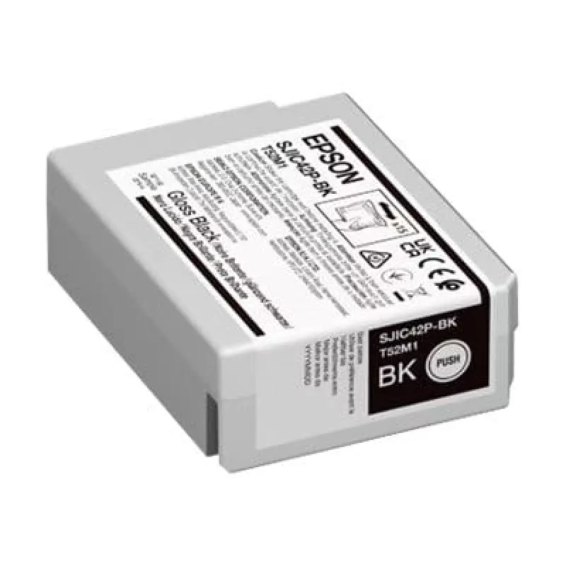 Epson SJIC42P-BK kasetė su rašalu 1 vnt. Originali juoda