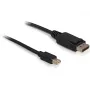 Laidas DisplayPort DeLOCK 82698 1 m mini DisplayPort į DisplayPort juodas